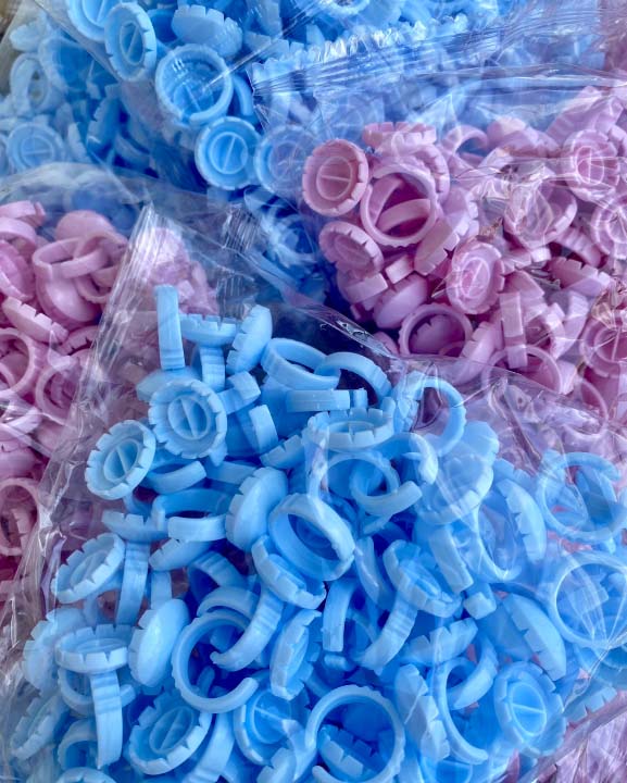 Glue Ring  - 50 pieces/Bag , many shapes