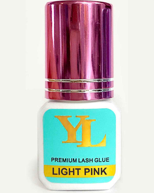 PINK GLUE【Like Invisible when dry】 0.5 to 1 Second FAST Drying STRONG / 8 Weeks Long Retention Glue 5ml【Made in Taiwan】