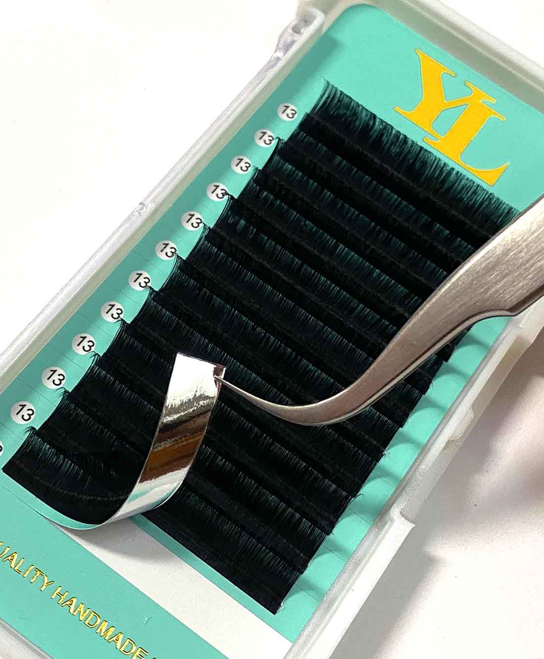 Japan Cashmere PRO Extra Matte Dark Black Lashes【0.02mm 16-lines】【Best Quality Ever】